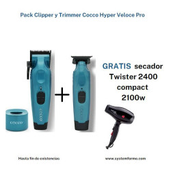 pack clipper y trimmer cocco hyper veloce pro azul