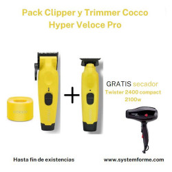 pack clipper y trimmer cocco hyper veloce pro amarillo