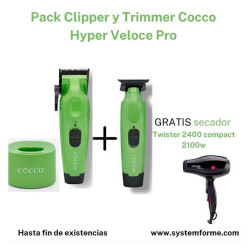 pack clipper y trimmer cocco hyper veloce pro verde