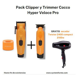 pack clipper y trimmer cocco hyper veloce pro naranja