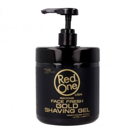 Red One face fresh gold shaving gel transparente