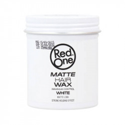 Red One redone matte hair wax white