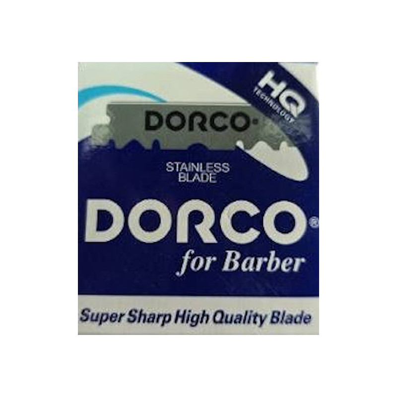 dorco blue cuchillas 100 medias stainless tecnología hq