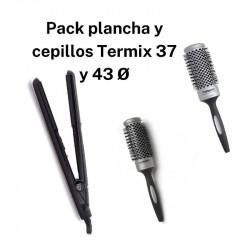 Pack plancha Termix 230º más cepillos Termix 43 y 37 Ø