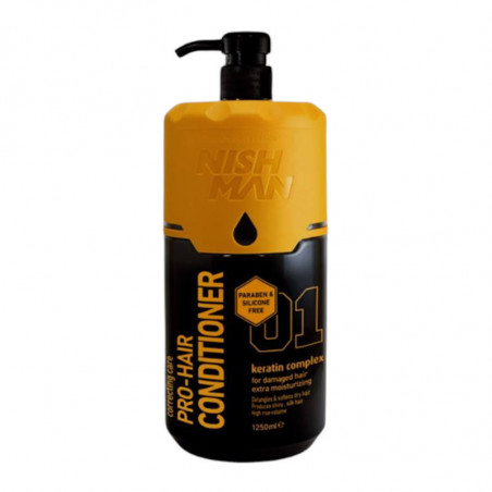 Acondicionador pro hair Nishman 01 keratin complex 1250ml