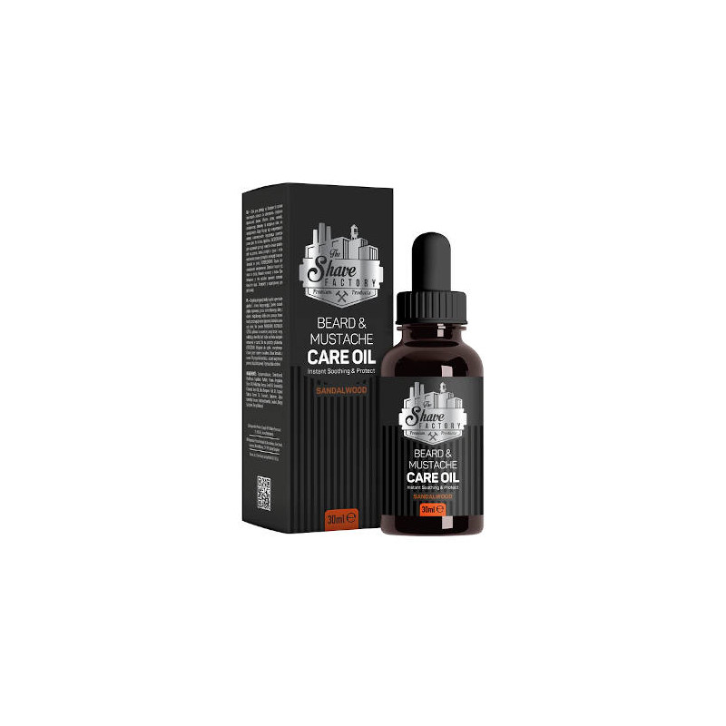 Aceite especial sandalwood para barbas y bigotes Nishman 30ml