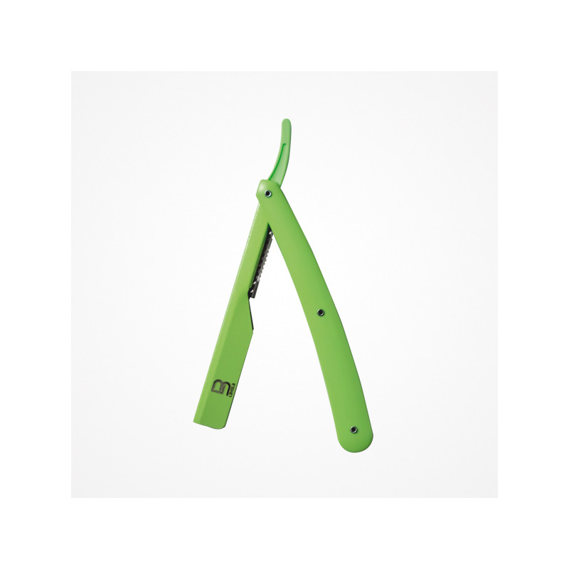 Straight Razor Holder soporte de navaja 24cm color verde