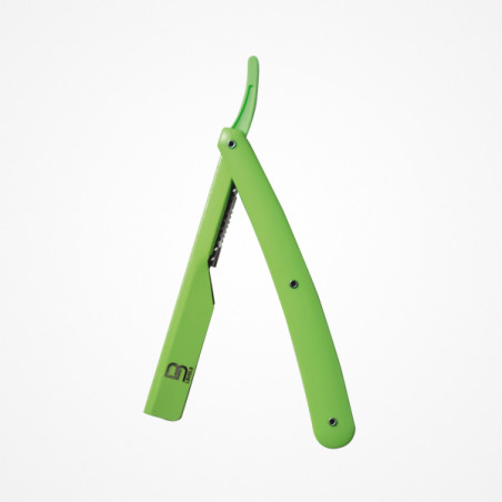 Straight Razor Holder soporte de navaja 24cm color verde