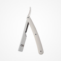 Straight Razor Holder soporte de navaja 24cm color blanco