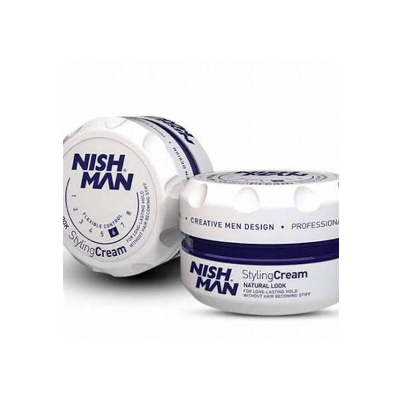 Crema de peinado Nishman 150 ml con fijación media plus 6