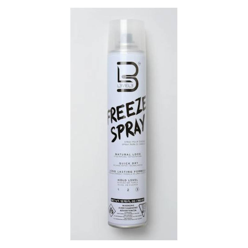 Laca natural look freeze spray Level3 fuerza 3