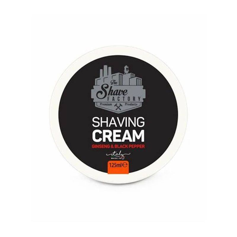 Jabón de afeitar The Shave Factory ginseng black pepper 125ml