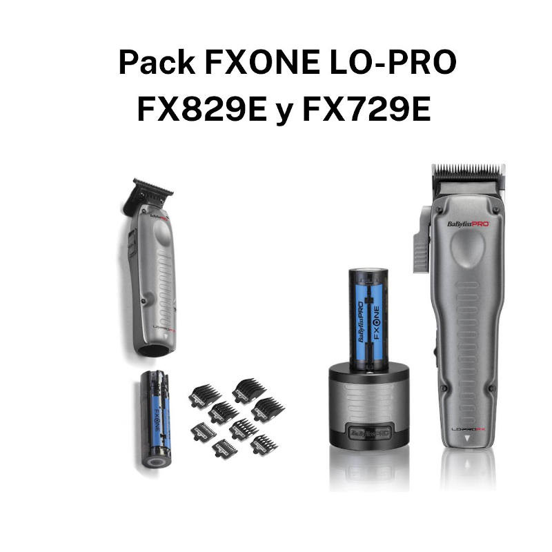 Pack máquinas FXONE Lo-Pro FX829E y FX729E BabylissPro