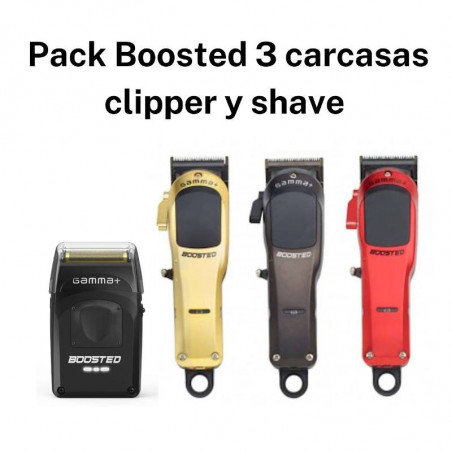 PTOSBOOSTIT . PRASOBOOSIT,Pack Boosted clipper y shave Gamma piú