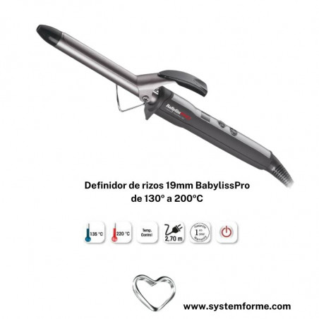 Definidor de rizos Ø19mm Curl-Definer BabylissPro