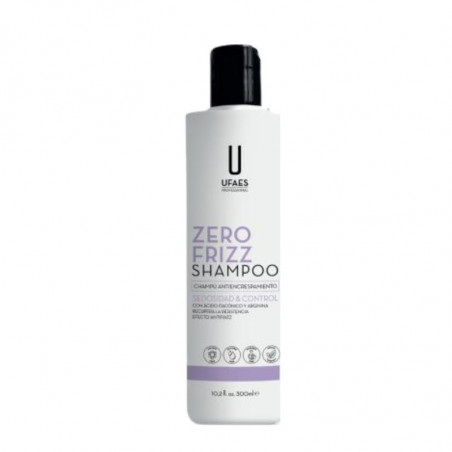 Champú Zero frizz sedosidad y control Ufaes 300 ml