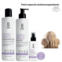 Champú Zero frizz sedosidad y control Ufaes 300 ml