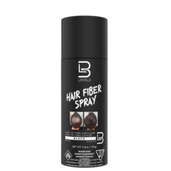 L3VEL99550, fibra capilar spray125 gr black