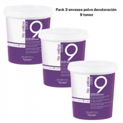 FAA FDEC 9005 X 3, Pack 3 envases polvo decolorante 9 tonos 500 gr Fanola