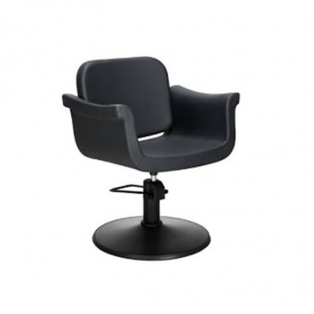 sillon de tocador hydra b mbr conica acero inox negro